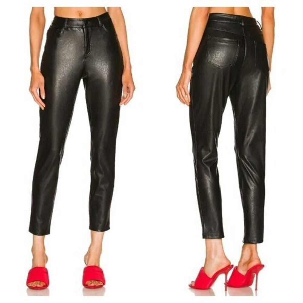 Commando Faux Leather Five Pocket Pant - Black